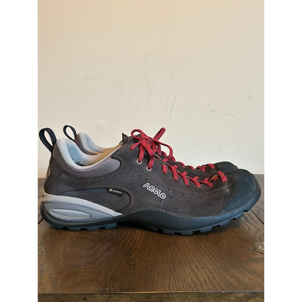 ASOLO Mojito Trail GTX Suede Hiking Shoes Gray/Black Men's 10